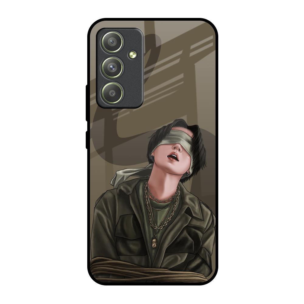 Blind Fold Samsung Galaxy A54 5G Glass Back Cover Online