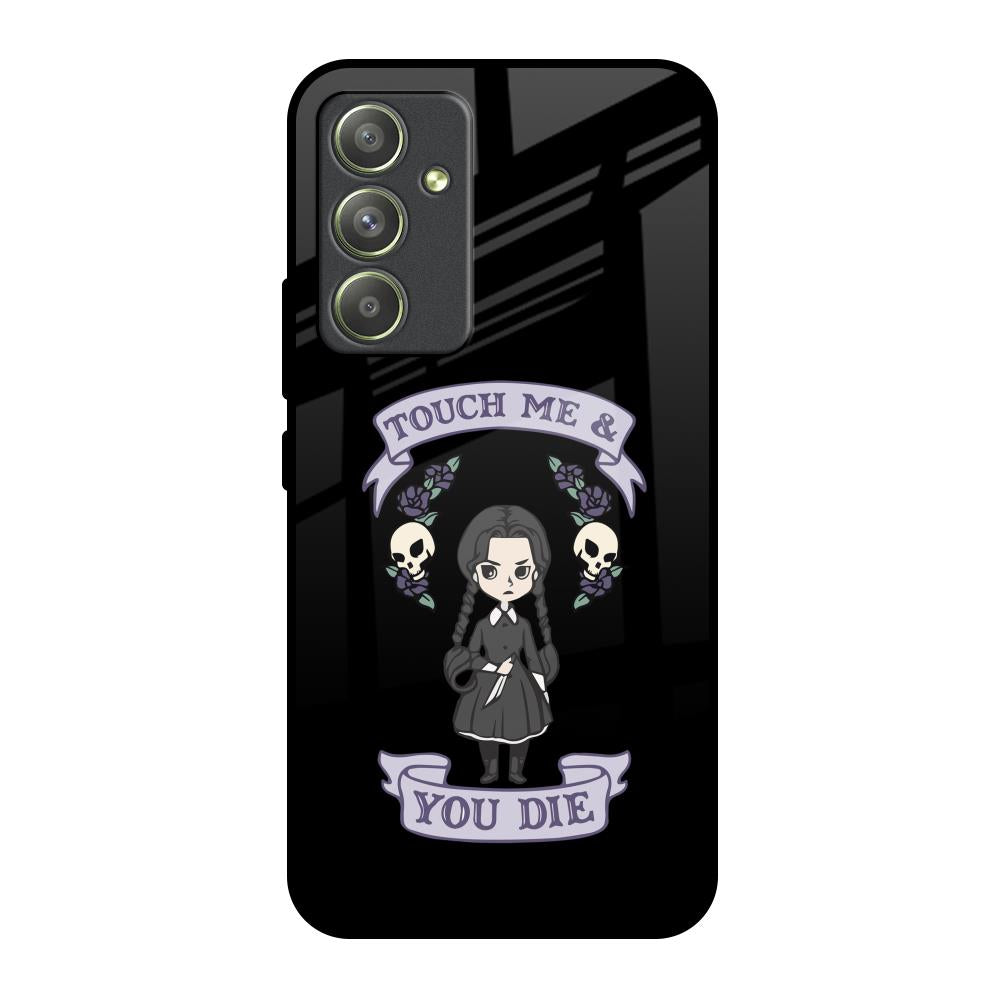 Touch Me & You Die Samsung Galaxy A54 5G Glass Back Cover Online