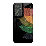 Colorful Leaves Samsung Galaxy A54 5G Glass Back Cover Online