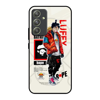 Bape Luffy Samsung Galaxy A54 5G Glass Back Cover Online
