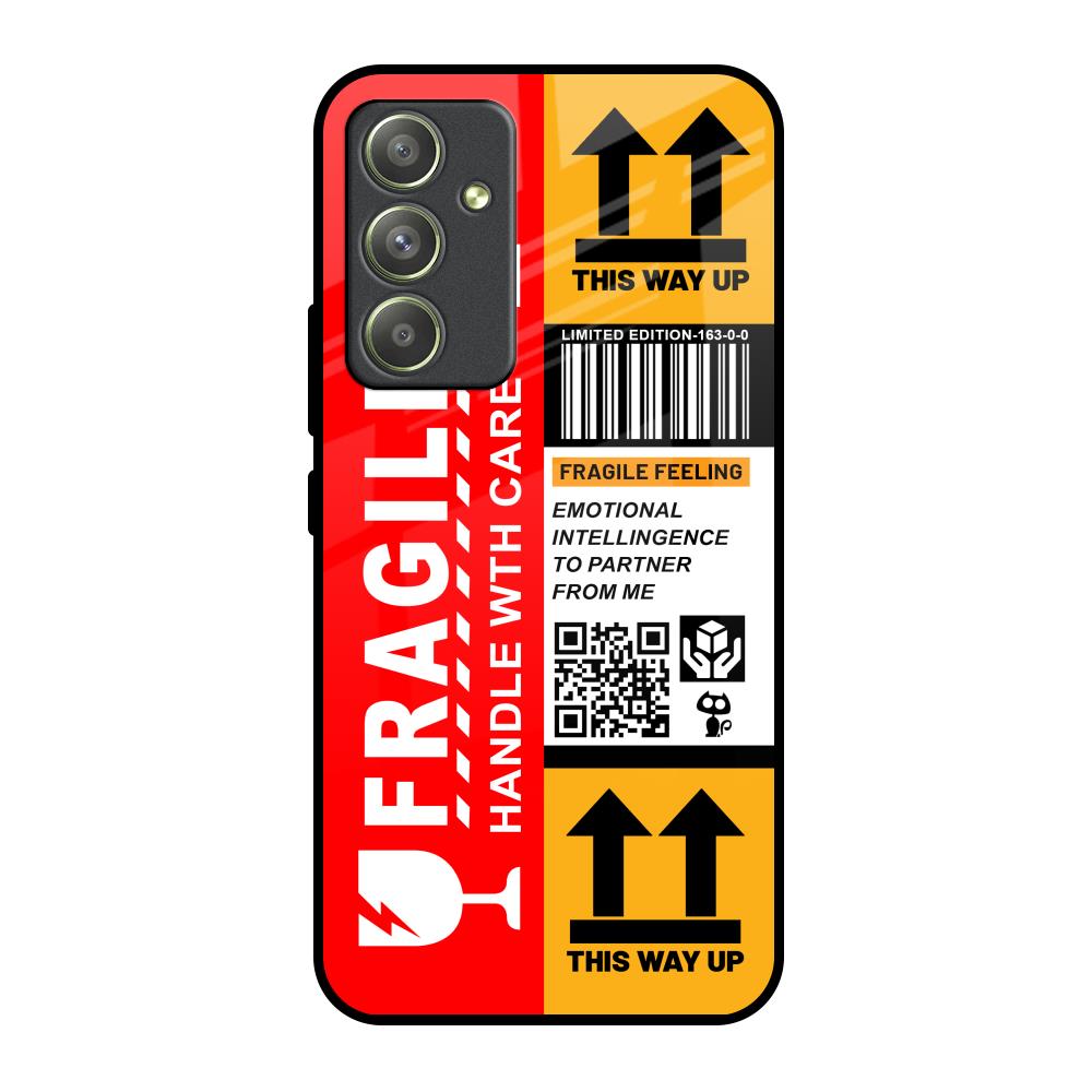 Handle With Care Samsung Galaxy A54 5G Glass Back Cover Online