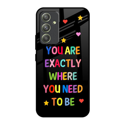 Magical Words Samsung Galaxy A54 5G Glass Back Cover Online