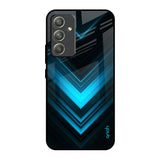 Vertical Blue Arrow Samsung Galaxy A54 5G Glass Back Cover Online
