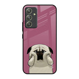Funny Pug Face Samsung Galaxy A54 5G Glass Back Cover Online