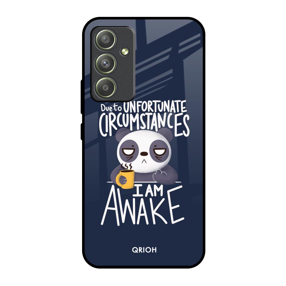 Struggling Panda Samsung Galaxy A54 5G Glass Back Cover Online
