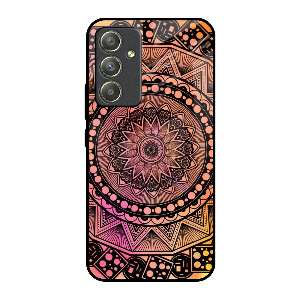 Floral Mandala Samsung Galaxy A54 5G Glass Back Cover Online