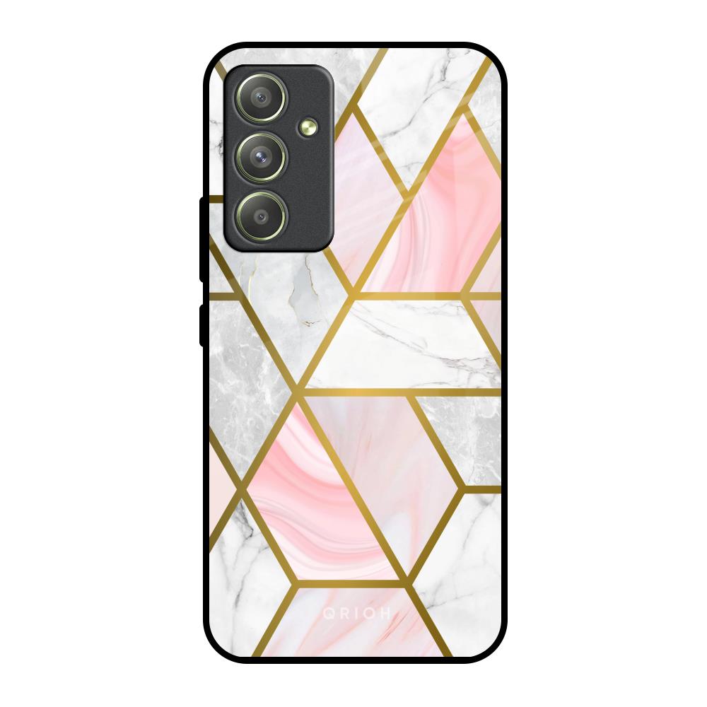 Geometrical Marble Samsung Galaxy A54 5G Glass Back Cover Online