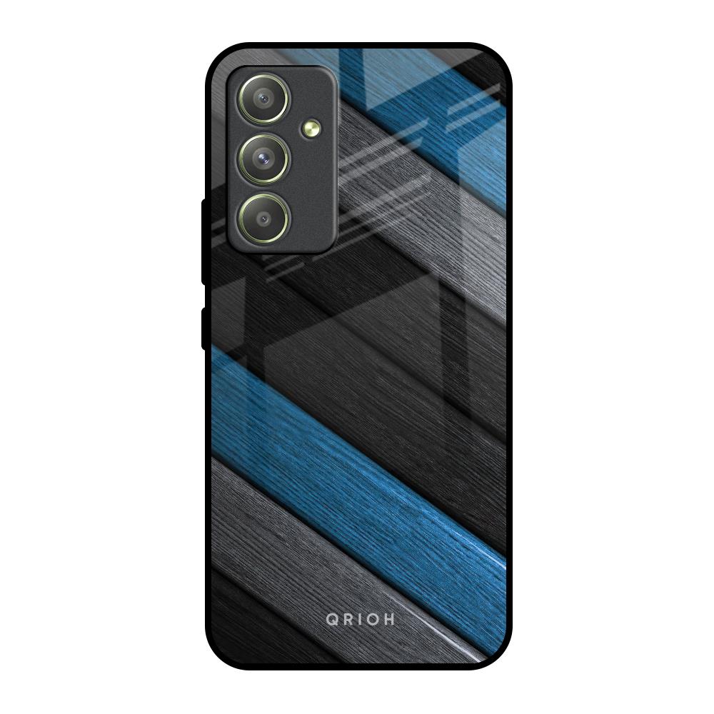Multicolor Wooden Effect Samsung Galaxy A54 5G Glass Back Cover Online