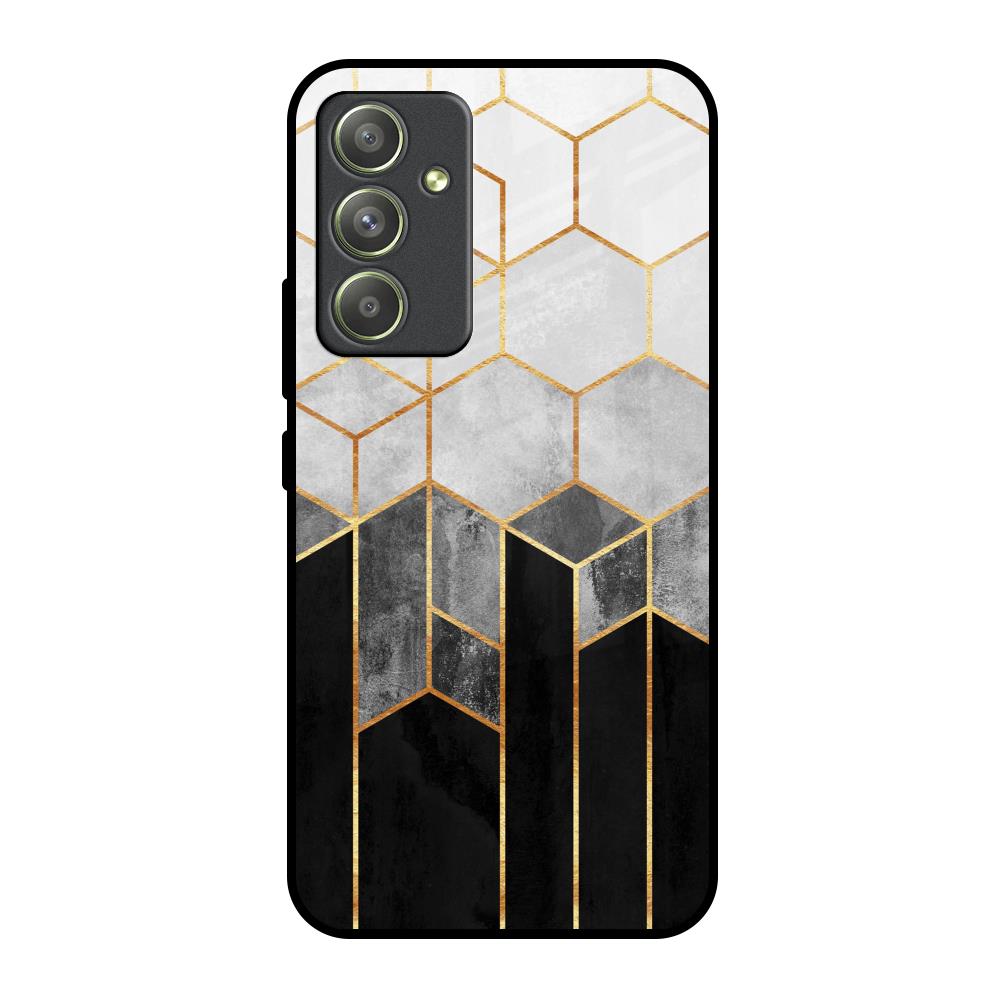 Tricolor Pattern Samsung Galaxy A54 5G Glass Back Cover Online
