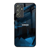Polygonal Blue Box Samsung Galaxy A54 5G Glass Back Cover Online