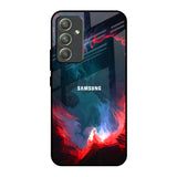Brush Art Samsung Galaxy A54 5G Glass Back Cover Online