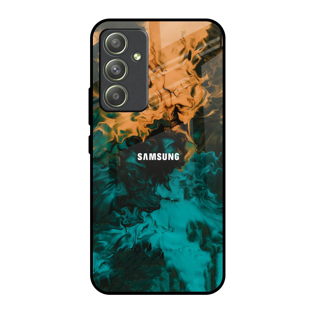 Watercolor Wave Samsung Galaxy A54 5G Glass Back Cover Online