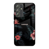 Tropical Art Flower Samsung Galaxy A54 5G Glass Back Cover Online