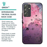 Space Doodles Glass Case for Samsung Galaxy A54 5G