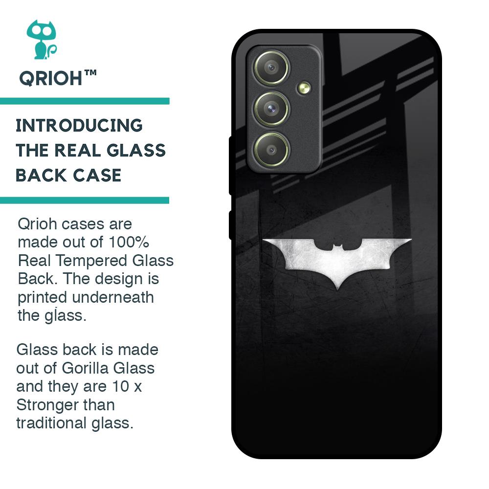 Super Hero Logo Glass Case for Samsung Galaxy A54 5G
