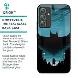 Cyan Bat Glass Case for Samsung Galaxy A54 5G