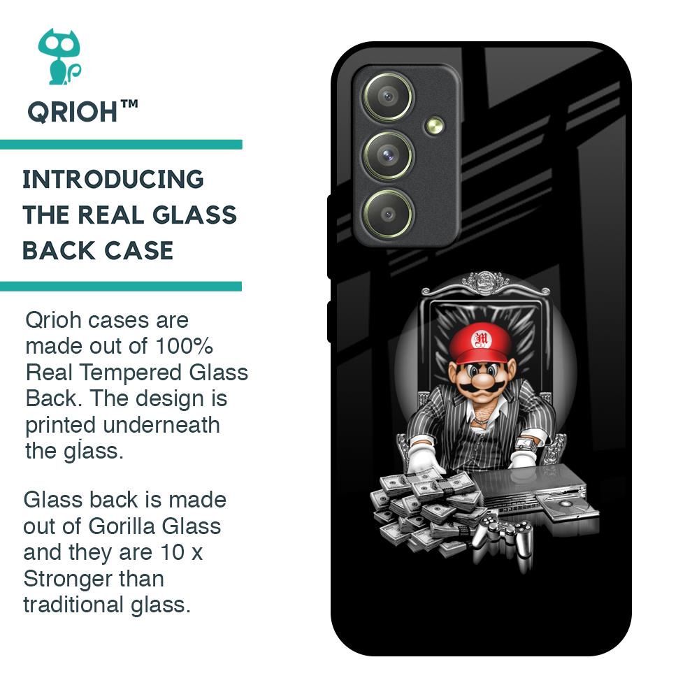 Dark Secret Glass Case for Samsung Galaxy A54 5G