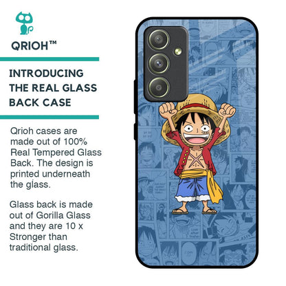 Chubby Anime Glass Case for Samsung Galaxy A54 5G