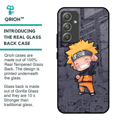 Orange Chubby Glass Case for Samsung Galaxy A54 5G