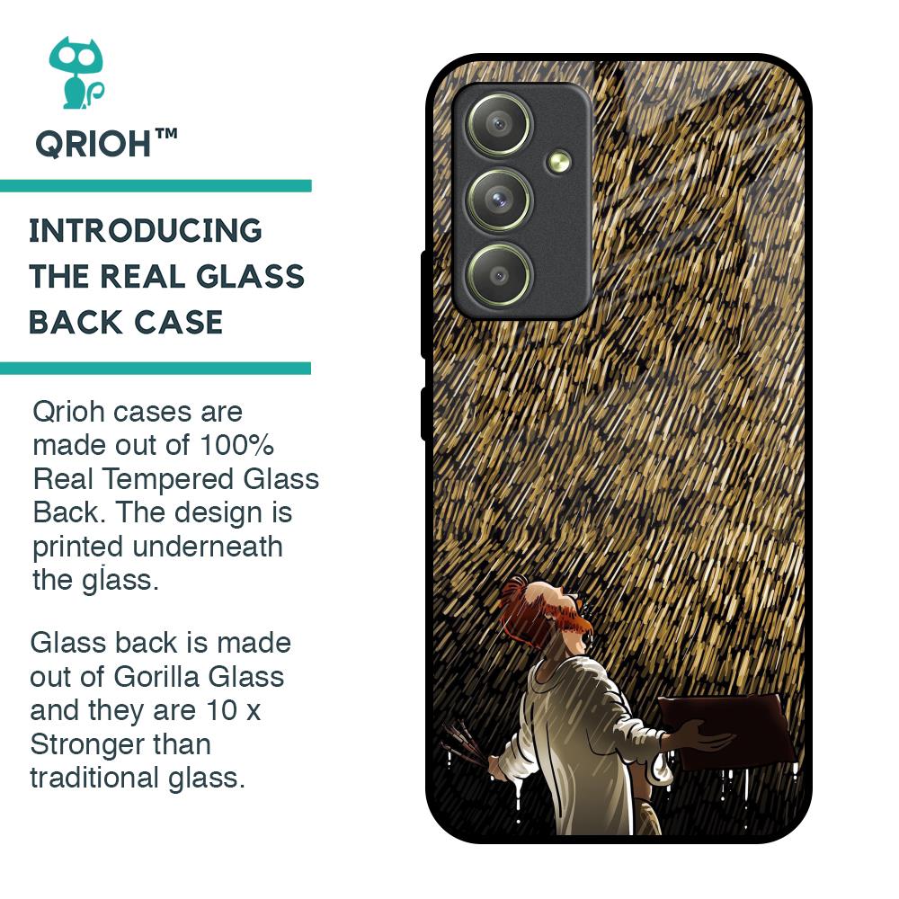 Rain Festival Glass Case for Samsung Galaxy A54 5G