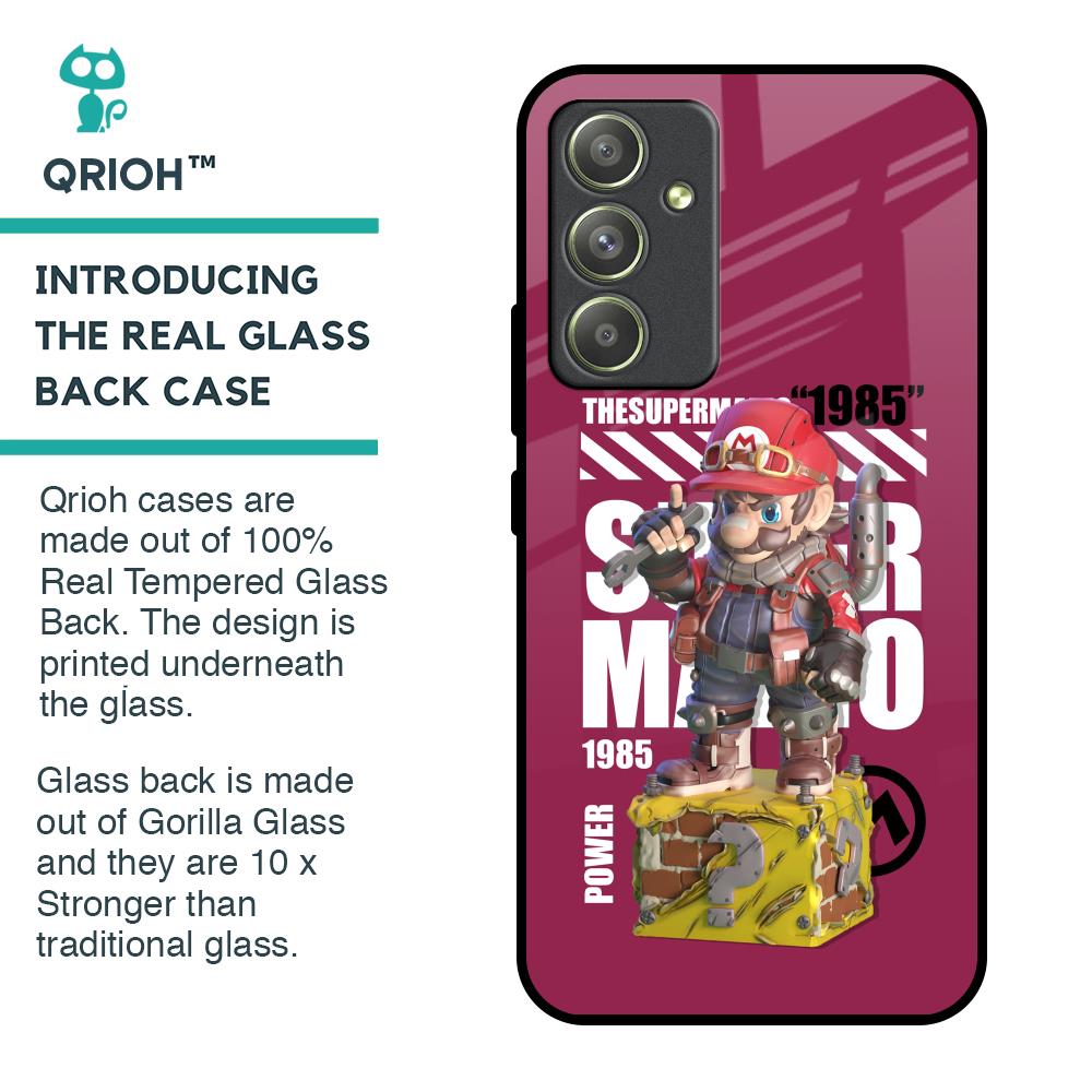 Gangster Hero Glass Case for Samsung Galaxy A54 5G