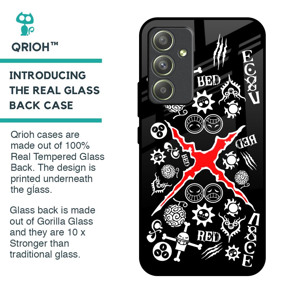Red Zone Glass Case for Samsung Galaxy A54 5G