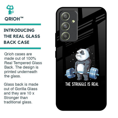 Real Struggle Glass Case for Samsung Galaxy A54 5G