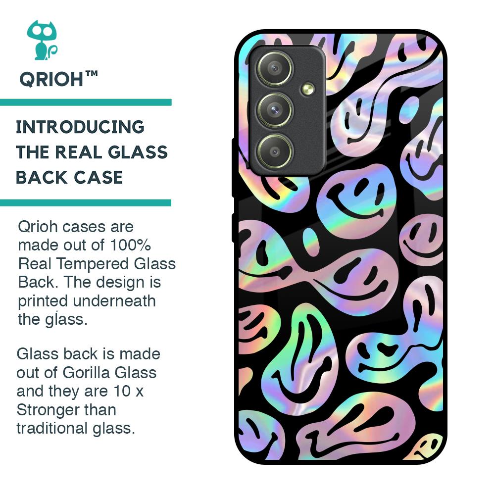 Acid Smile Glass Case for Samsung Galaxy A54 5G