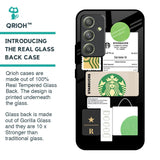 Coffee Latte Glass Case for Samsung Galaxy A54 5G