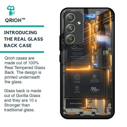 Glow Up Skeleton Glass Case for Samsung Galaxy A54 5G