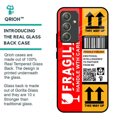 Handle With Care Glass Case for Samsung Galaxy A54 5G