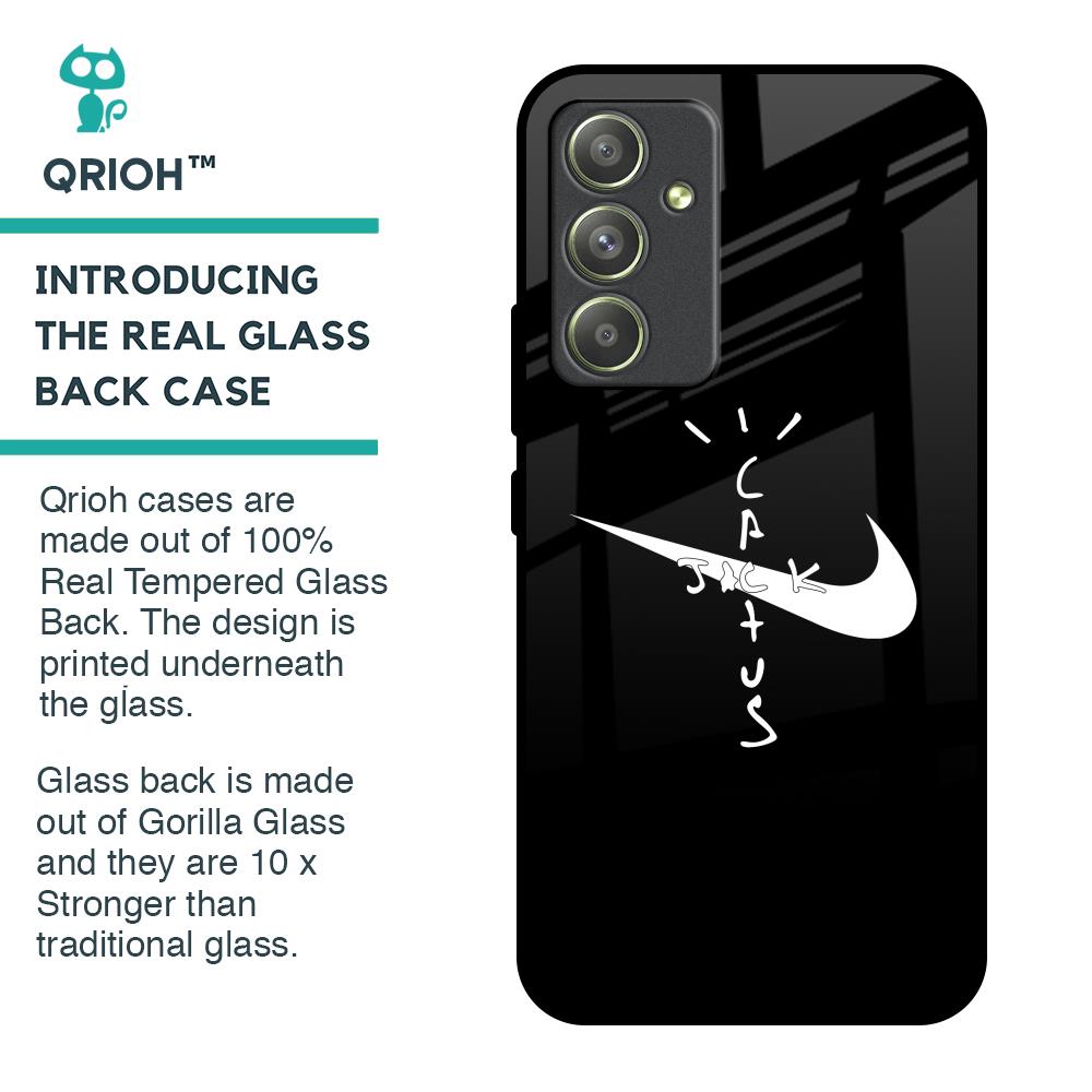 Jack Cactus Glass Case for Samsung Galaxy A54 5G