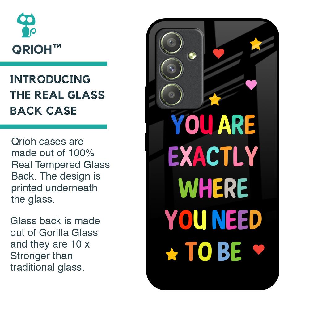 Magical Words Glass Case for Samsung Galaxy A54 5G