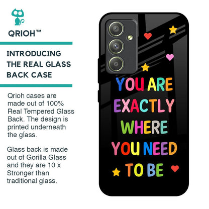 Magical Words Glass Case for Samsung Galaxy A54 5G