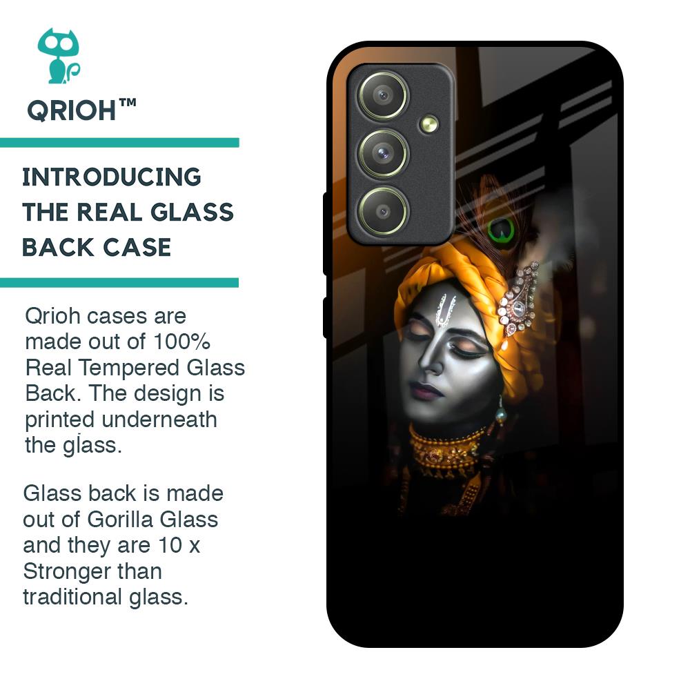 Ombre Krishna Glass Case for Samsung Galaxy A54 5G