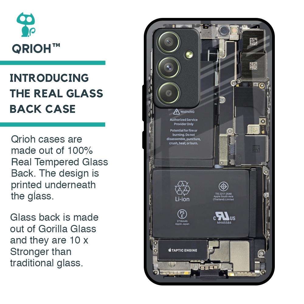 Skeleton Inside Glass Case for Samsung Galaxy A54 5G