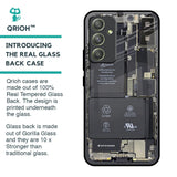 Skeleton Inside Glass Case for Samsung Galaxy A54 5G