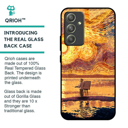 Sunset Vincent Glass Case for Samsung Galaxy A54 5G