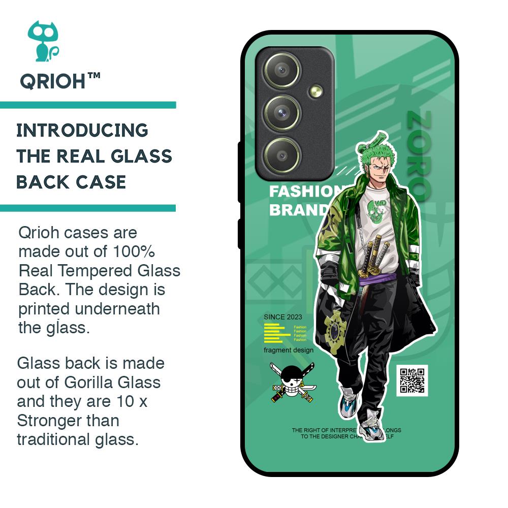 Zoro Bape Glass Case for Samsung Galaxy A54 5G