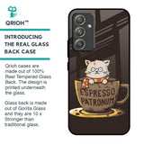 Tea With Kitty Glass Case For Samsung Galaxy A54 5G