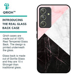 Marble Collage Art Glass Case For Samsung Galaxy A54 5G