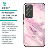 Diamond Pink Gradient Glass Case For Samsung Galaxy A54 5G