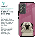 Funny Pug Face Glass Case For Samsung Galaxy A54 5G