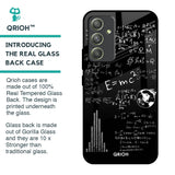 Funny Math Glass Case for Samsung Galaxy A54 5G