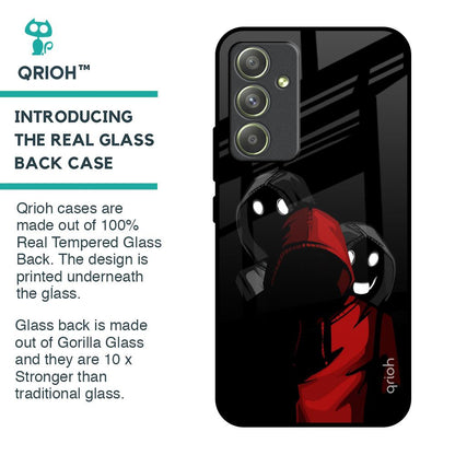 Shadow Character Glass Case for Samsung Galaxy A54 5G