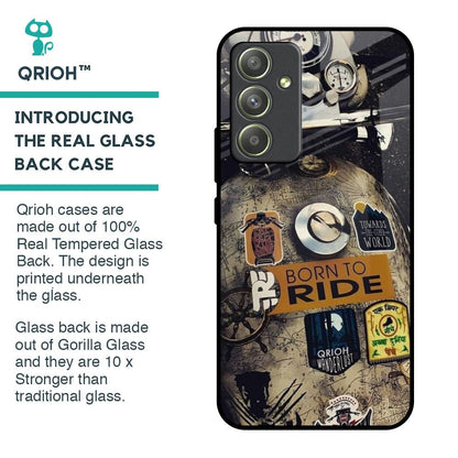 Ride Mode On Glass Case for Samsung Galaxy A54 5G