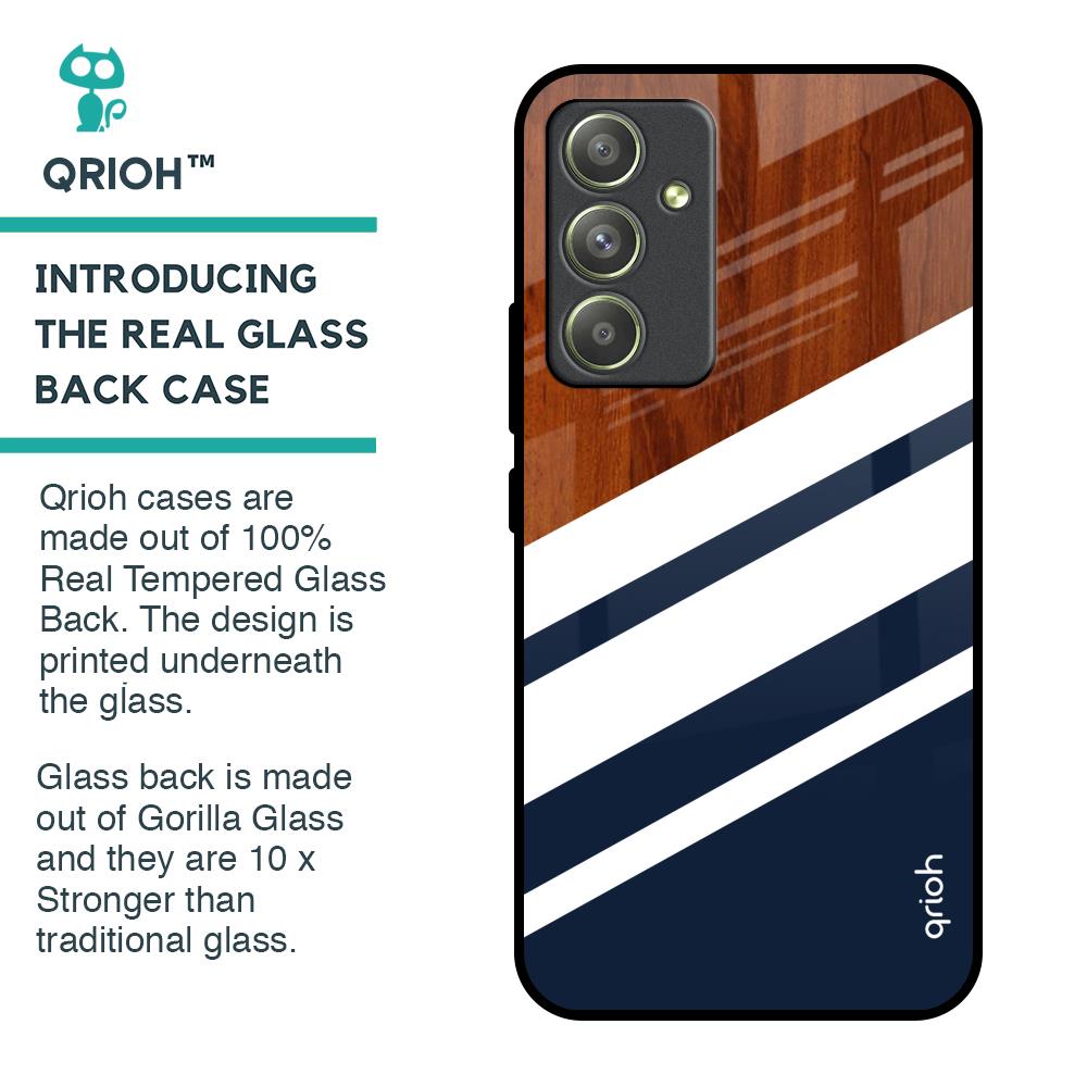 Bold Stripes Glass Case for Samsung Galaxy A54 5G