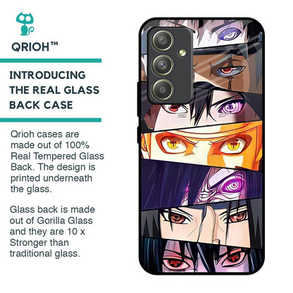 Anime Eyes Glass Case for Samsung Galaxy A54 5G