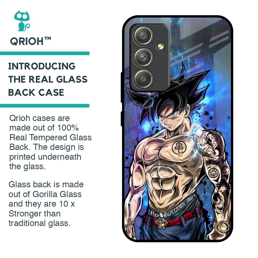 Branded Anime Glass Case for Samsung Galaxy A54 5G