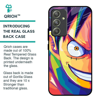 Monkey Wpap Pop Art Glass Case for Samsung Galaxy A54 5G